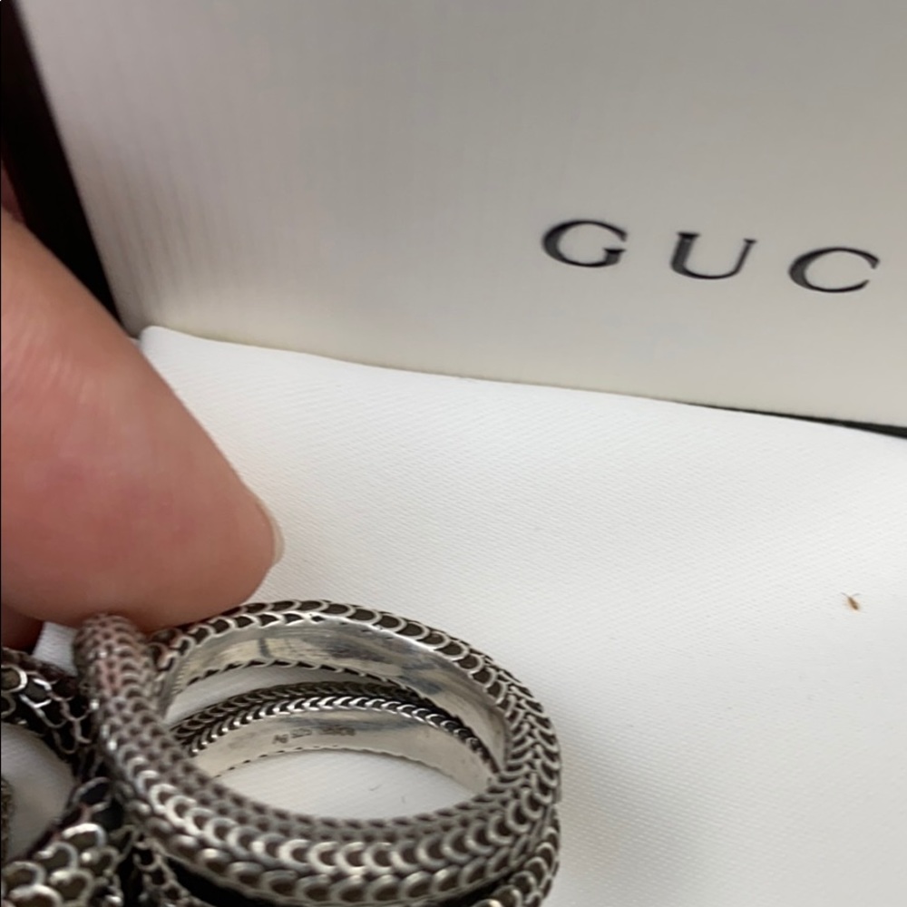 Gucci Silver Snake Ring - image 7